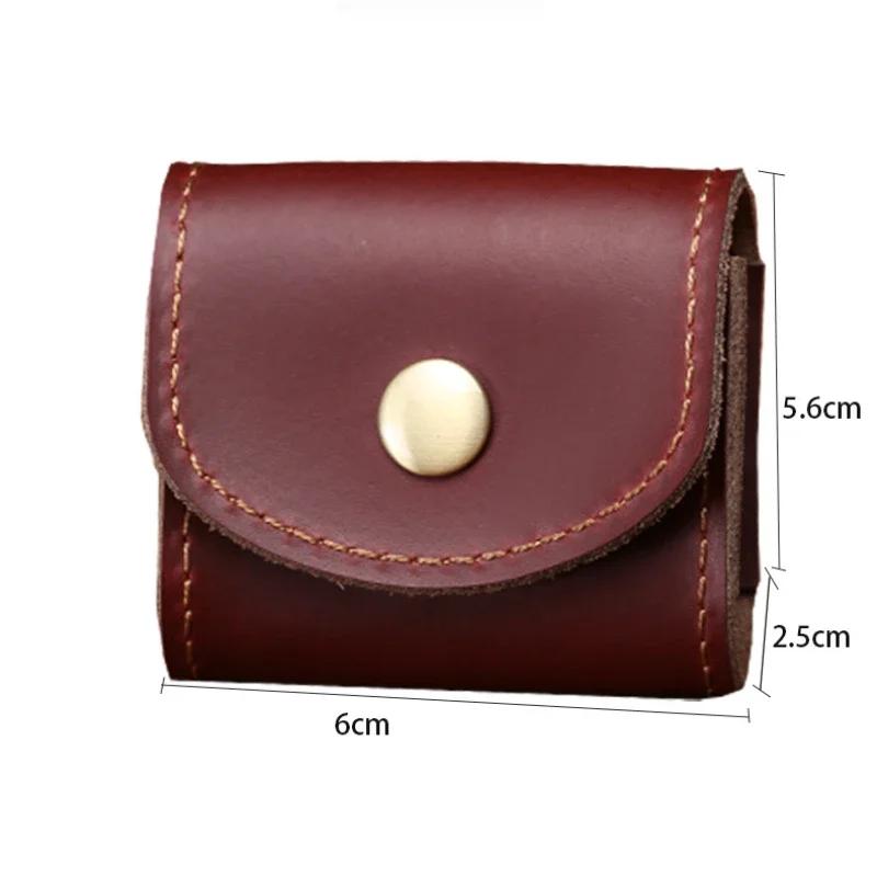 Mini portamonete moda vintage uomo donna portafoglio in vera pelle portafoglio multifunzionale femminile portamonete portamonete