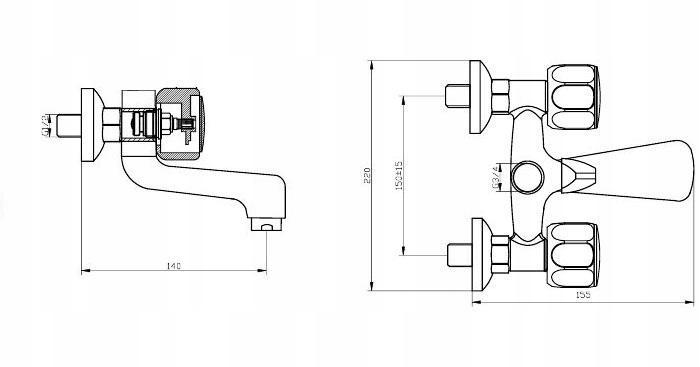 Lux Bath Mixer Tap