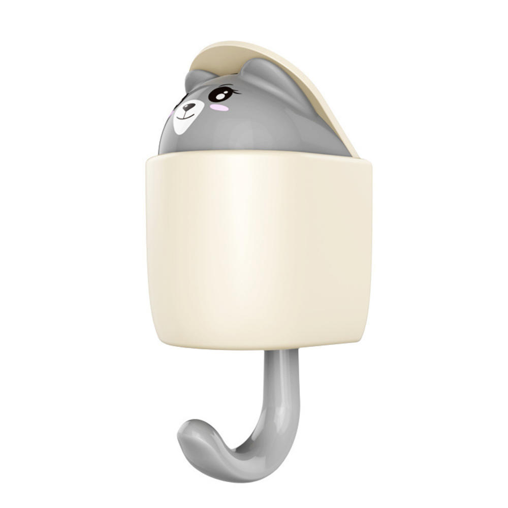 1PCS Creative Blink Cat Hook Cute Seamless Dormitory Bedroom Door Hangers Hooks Key Umbrella Towel Cap Coat Rack Wall Decoration