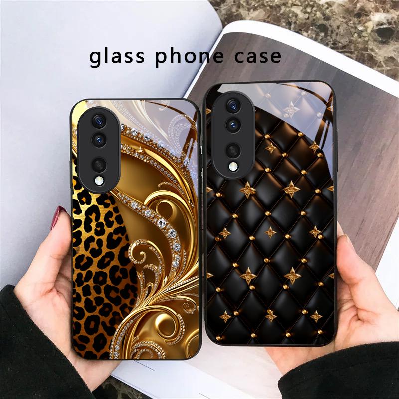 Secret Realm Blue Heart For Honor X5 Plus X30 X9c Smart X5b X9a X30 Max X50i 30 Pro 50 Pro 70 90Smart 200 Lite Glass Phone Case