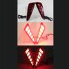 For 2016-2020 Toyota C-HR CHR LED Rear Fog Lights Tail Bumper Brake Light 3Pcs