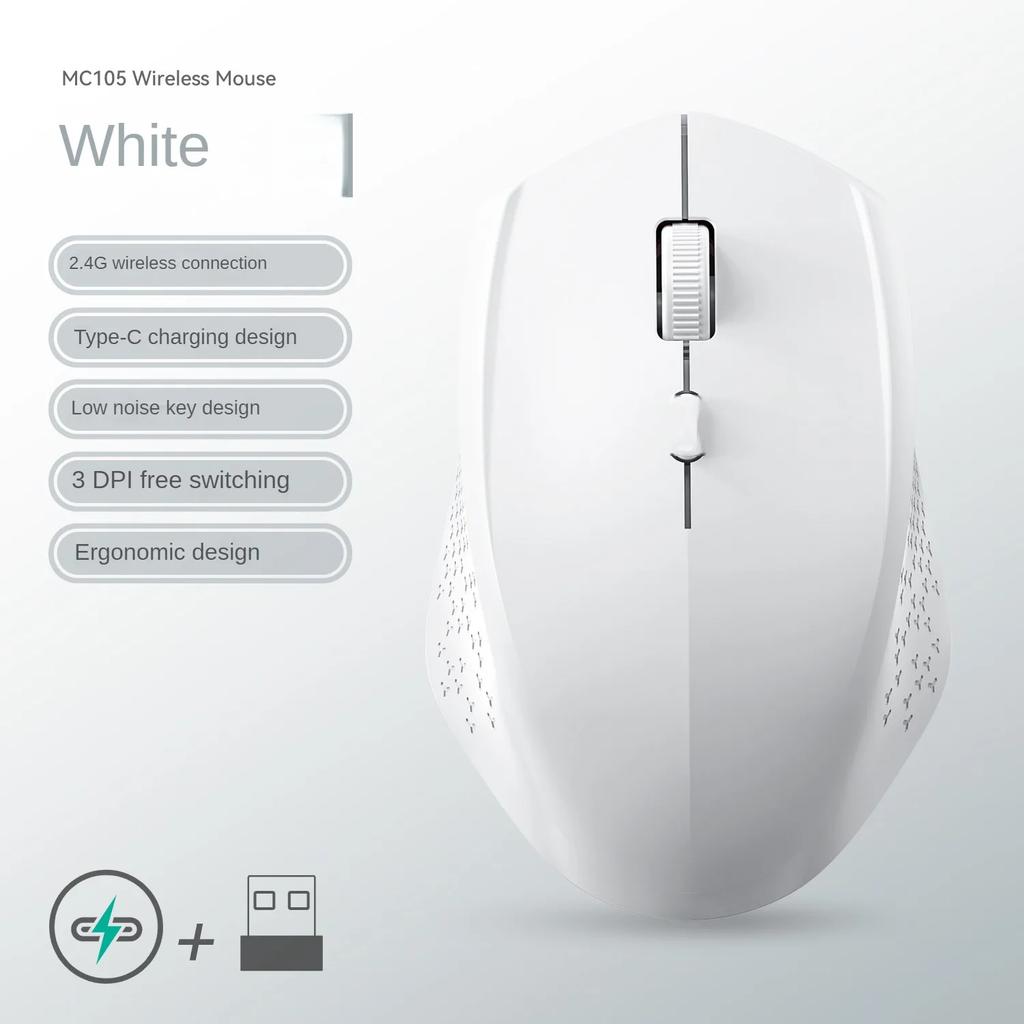 2.4G Wireless Mouse Bluetooth Mouse Dual Mode Mouse Rechargeable Mice Gaming Mouse 1600DPI For PC Laptop Computer Accessories