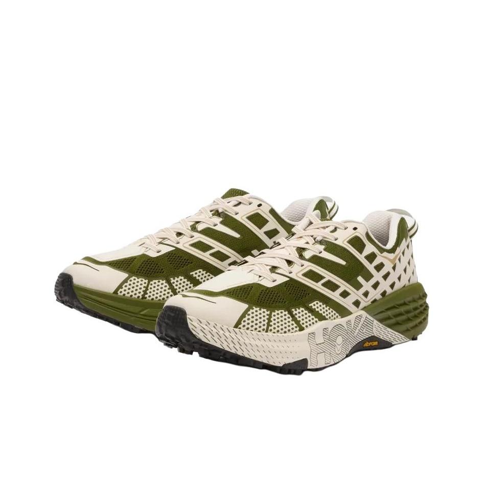HOKA One One Speedgoat 2 Comfortable Soft Non-Slip Breathable Support Low-Top Running Shoes Unisex Running Shoes Moss-Green 1162710-MRSC
