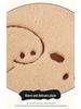 Universal Shy Cat Plush Winter Car Seat Cushion - Non-Shedding, Cartoon Design for Five Seats