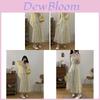 Spring 2025 Knit Dress Set With Bow Tie And Long Sleeve For Womens Casual Wear