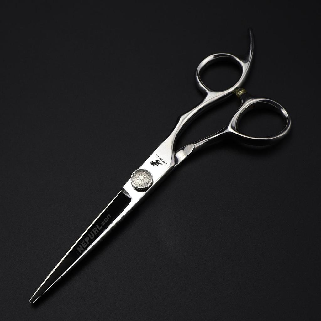 Napson 6.0" Carved Handle Hairdressing Thinning Scissors
