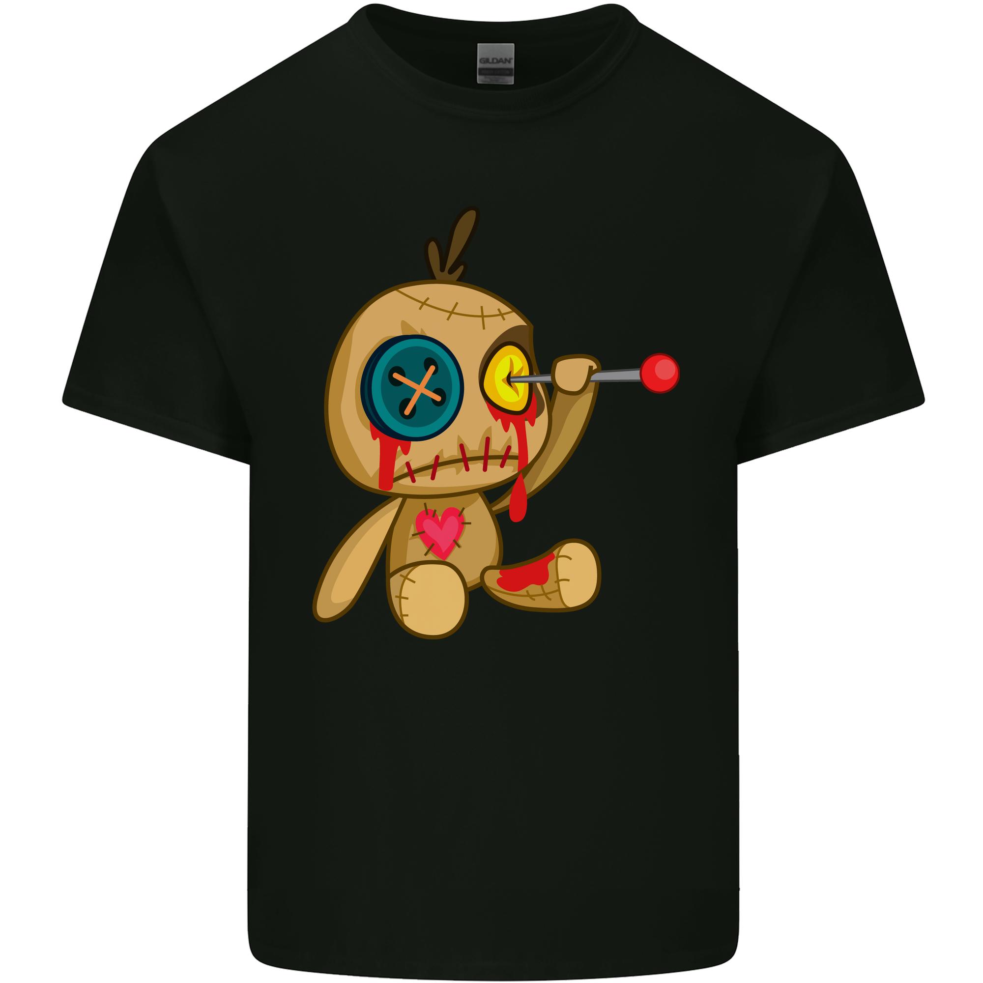 Voodoo Doll Eye Evil Spirits Dark Magic Halloween Unisexs Light Cotton TShirt S