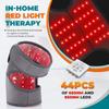 LED Knee Massager Multifunctional Electric Infrared 650nm 850nm Red Heating Vibration Massage Leg Joint Brace with Light