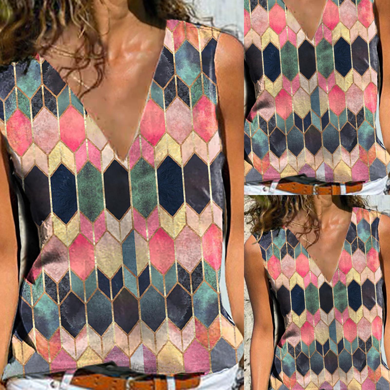 

Женская мода, милый пуловер с ретро-принтом, повседневная нижняя рубашка, жилет, топ