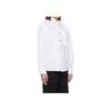 Stone Island Button-Down Collar Letter Print Long Sleeve Shirt Men shirts White 801511701-V0001