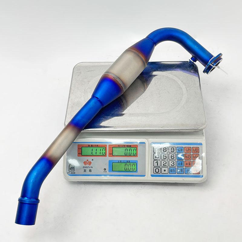 Titanium Alloy Front Exhaust Upgrade for SYM ADXTG400 Motorcycle