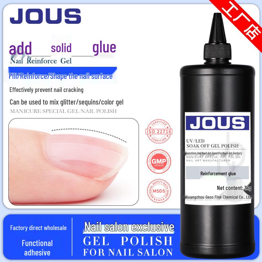 

Geos Nail Reinforcement Gel - Thickens & Strengthens Nails - Large Refill Bottle