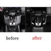 2017-2021 ABS Black 1PCS Middle Console Gear Shift Panel Trim For Honda CRV CR-V