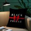 Black Friday Pillow Case Cozy Plush Pillow Cover Double Side Printed – Home Gift for Bedroom Decor