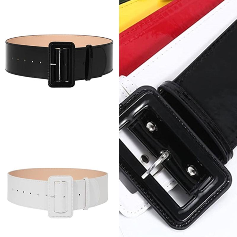 Large Ceinture Élastique Décorative Corset pour Femmes Ajustable Tissu Amincissant pour Tenue Pull Robe