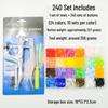 Colorful T5 Resin Snap Fasteners for Children's Installation - No-Sew Plastic Snap Buttons