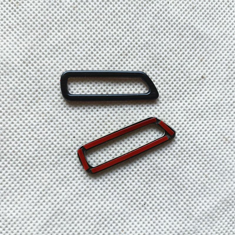 Vorderer Seitenlüftungsgitter-Zierleiste Innenverkleidung Metallabdeckung für Toyota Venza Harrier XU80 Styling-Aufkleber Zubehör