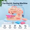Mini Kids Electric Sewing Machine with Lights Children Sewing Machine  Parent-Child Interaction