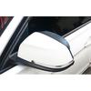 Rear View Mirror 2013- Rain Eyebrow Trim For BMW 3-Series ABS Carbon Fiber