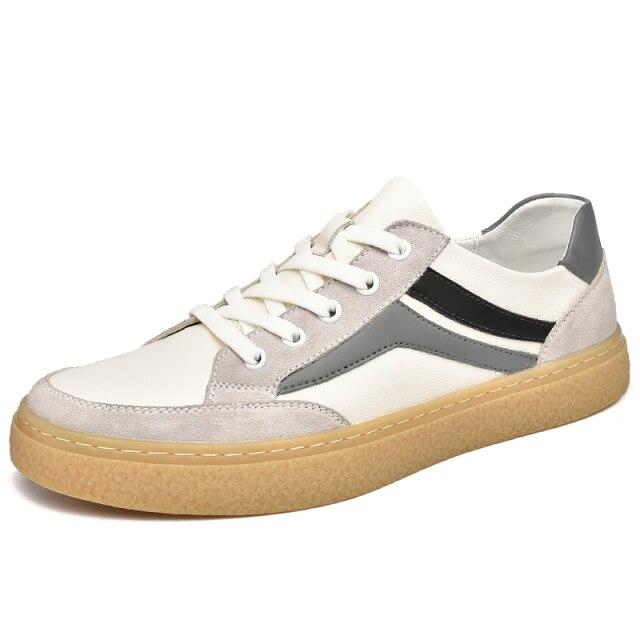 

Мужская обувь из коровьей кожи хорошего качества, резиновая обувь на толстой подошве для мужчин, со шнуровкой, мягкая подошва, для ходьбы, мужские кроссовки 10