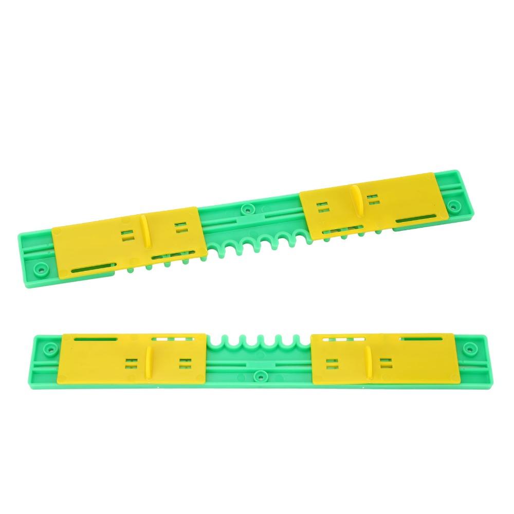 2pcs Dual Sliding Doors Beehive Sliding Guard Corrosion Resistant Plastic Entrance Reducer Guard 4cm Width Door Sliding Guard