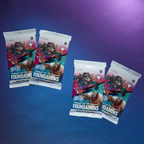 Magic: The Gathering Foundations Jump Start Booster English Edition (Box of 24 Packs) MTG Trading Card Wizards of the Coast FDN D32310000