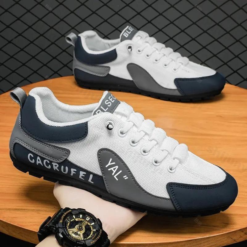 Summer Men's Casual Sports Shoes 2025 New Mesh Breathable Non-slip Walking Shoes Outdoor Fashion Comfort Flat Running Shoes
