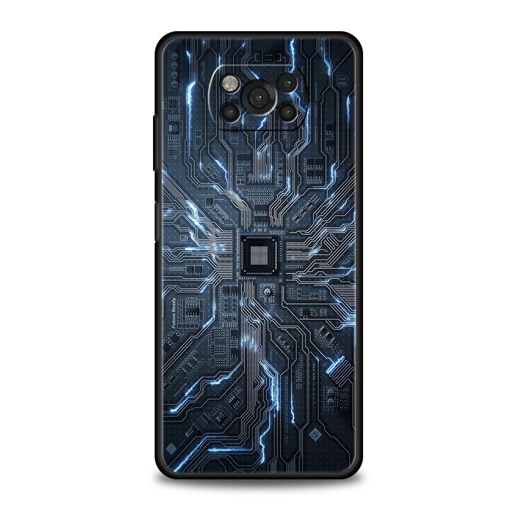 Innenplatine Schaltkreis Handyhülle Für Xiaomi Mi Poco X3 NFC M3 F4 F3 M4 X4 5G Note 10 12 Lite 11 11T 10T 13 12T Pro 9T Abdeckung
