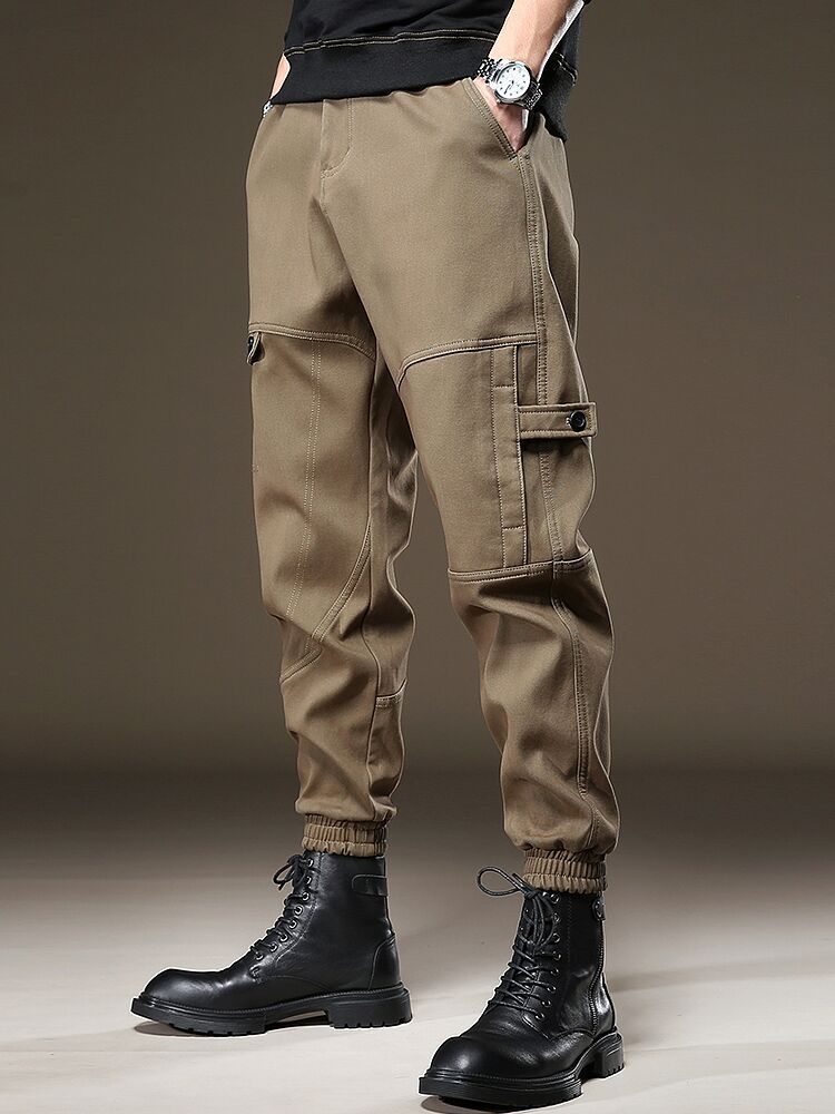 New Men's Loose Multi Pocket Outdoor Sports Work Pants Casual Pants