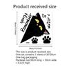 Cartoon Creative Black Cat Toilet Stickers Decorative Bathroom Toilet Lid Stickers Decorative Wall Stickers Removable