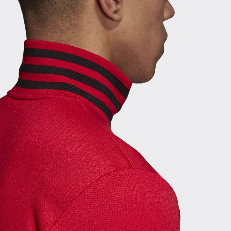 Adidas Sports Training Running Casual Breathable Knitted Jacket Men Jacket Red CW7668