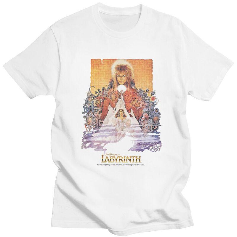 

Custom Labyrinth Jareth The Goblin King Tshirts for Men Short Sleeve T Shirt Slim Fit Pure Cotton Tee Gift - Men s Summer Cot... S разноцветный