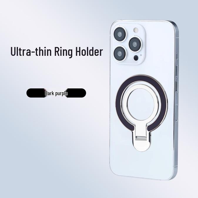 Colorful Magnetic Ring Buckle Car Mount & Desktop Phone Case Accessory