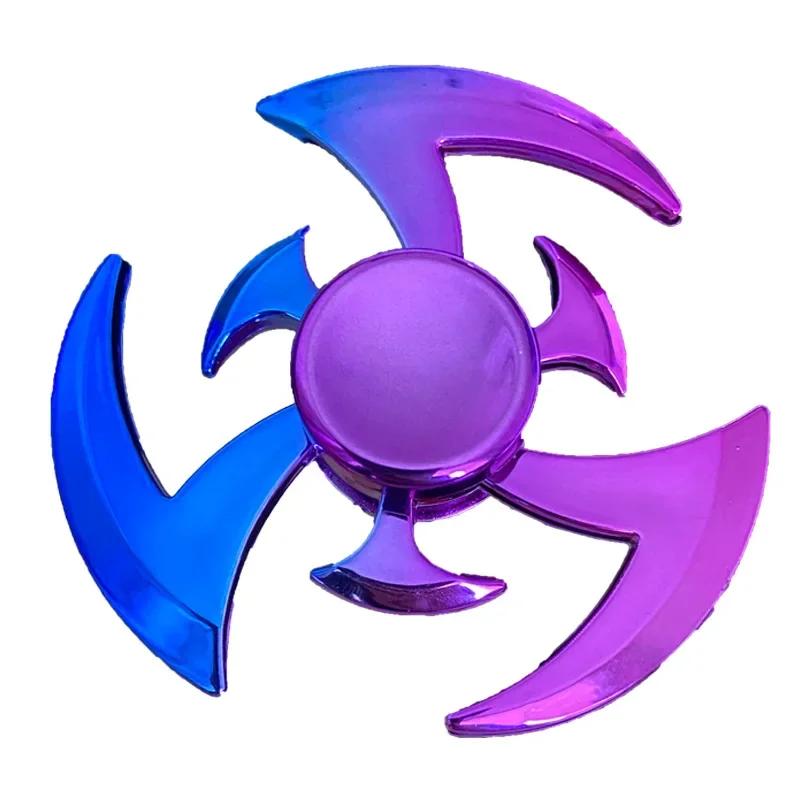 ABS Renkli Fidget Spinner Anksiyete Önleyici Oyuncaklar Spinnerlar Stresi Azaltır Yetişkin Çocuklar İçin Parmak Ucu Jiroskopu Decompression