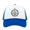 Weihnachtsmuster Netz-Trucker-Kappe mit Heißprägung Logo