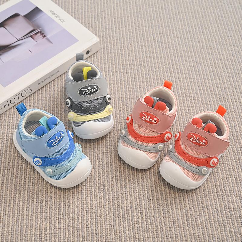 2025 spring and autumn baby classmate boy shoes cartoon toddler shoes non-slip breathable mesh soft sole baby shoes 2025
