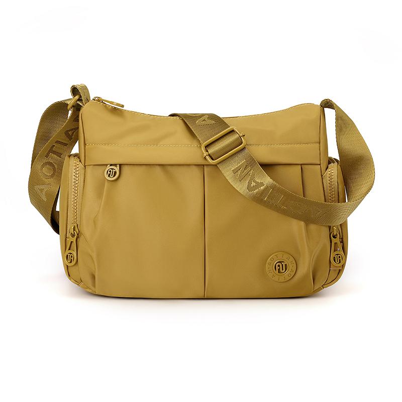 Borsa a Spalla Singola Grande Capacità Leggera Casual da Donna in Nylon Impermeabile Zaino da Pendolare Borsa a Tracolla