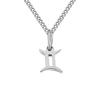 Gold-Plated Stainless Steel Zodiac Pendant Necklace for Women