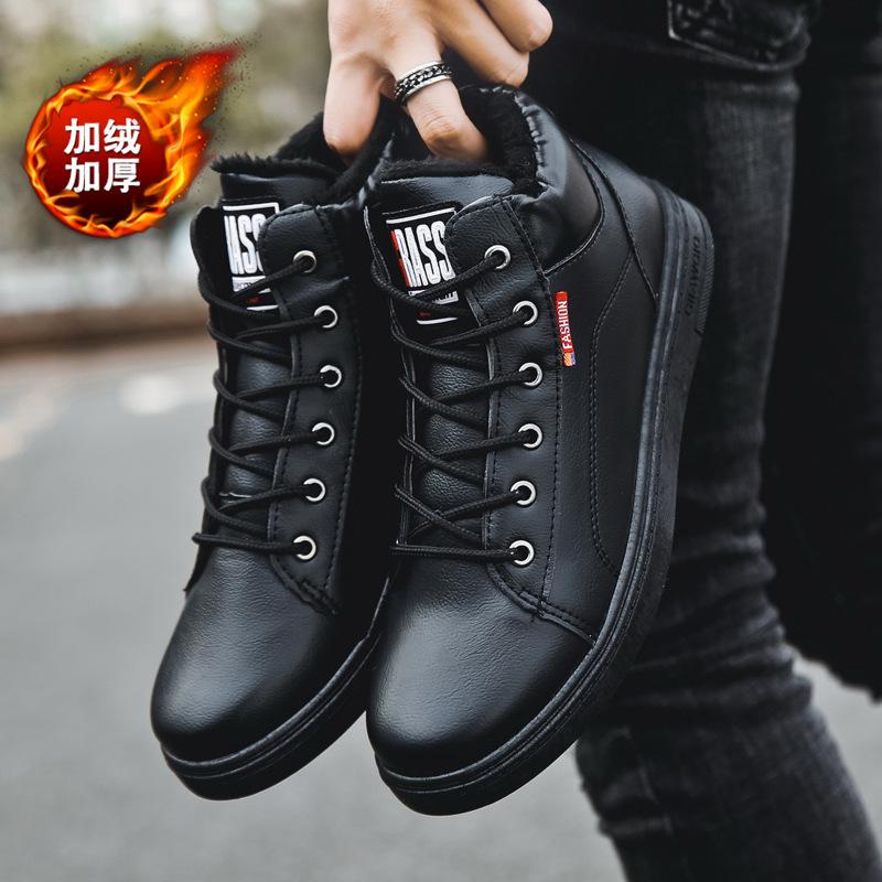 Fashion Men Boots Winter Plush Fur Warm Snow Boots Men Sneakers Boots Men Fashion Ankle Boots Casual Shoes Botas Hombre Rtg5