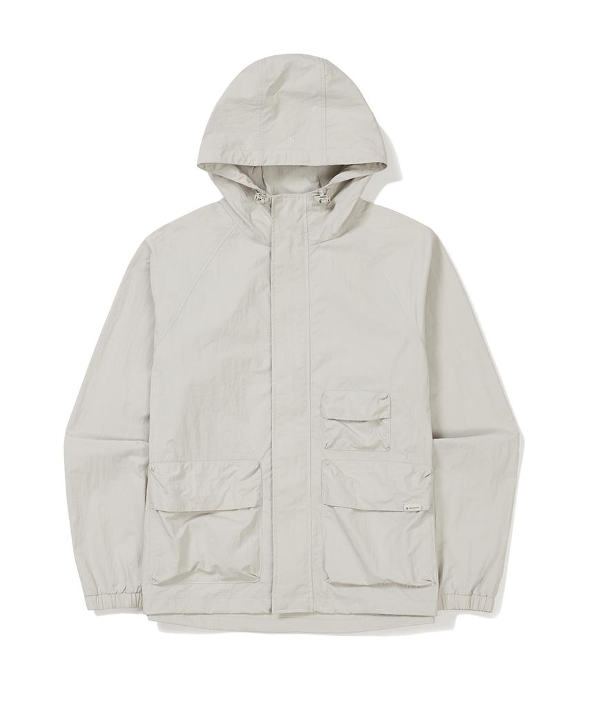 Snowpeak Apparel Taslan Woven Utility Windbreaker Light Beige (S24Mmlwb56)