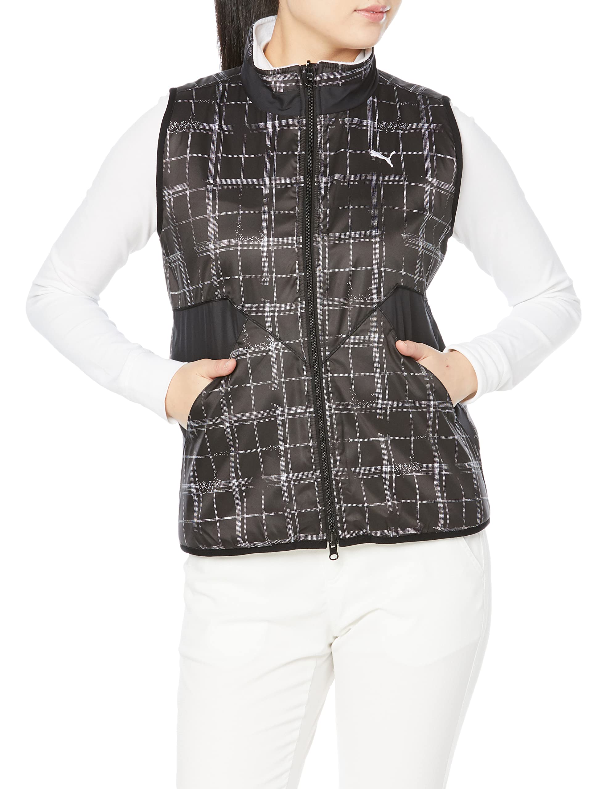 

PUMA Golf W Graphic Padded Vest for L Women, Black,