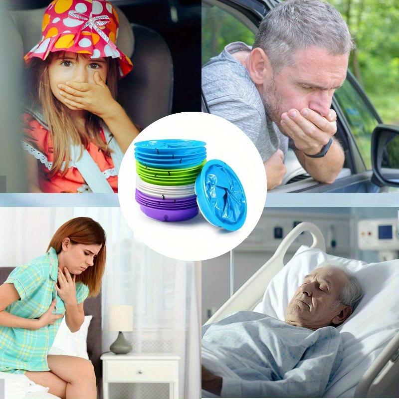 3pcs Disposable Vomit Bags Travel Motion Sickness Leak Proof Kids Pregnant Women Outdoor Use