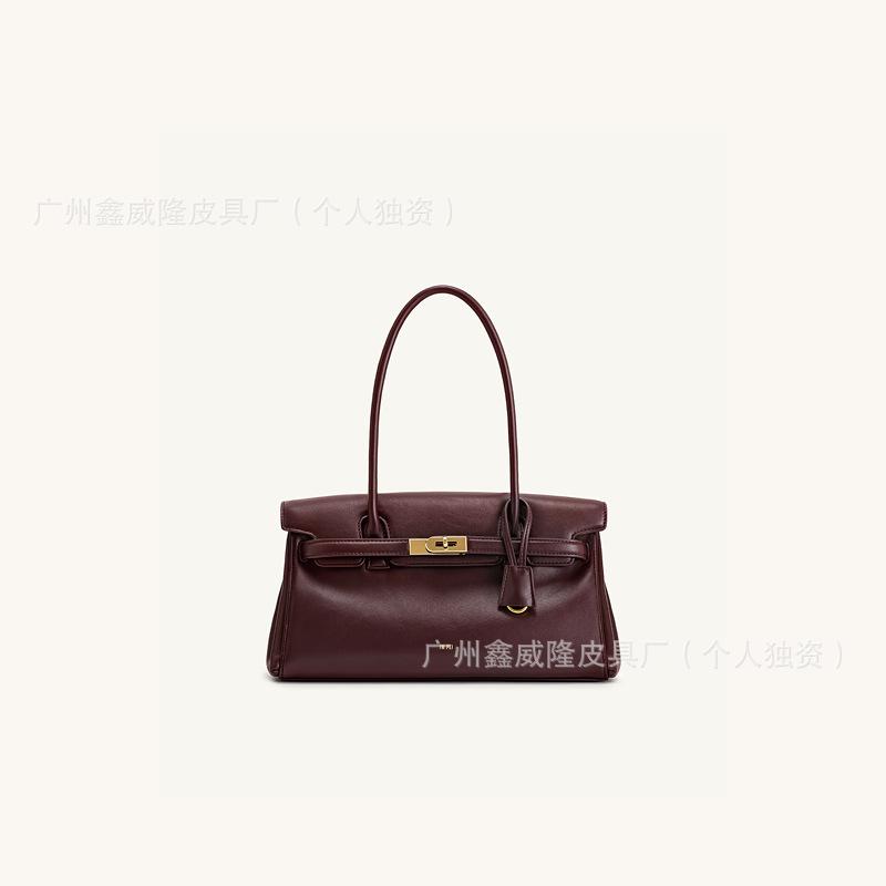 Briefcase women's new Yara portable shoulder armpit bag niche design baguette bag large capacity