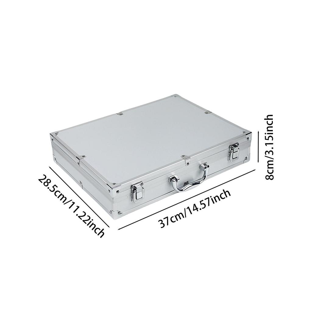 Aluminum Alloy Tool Box Organizer Briefcase Professional Portable Carrying Suitcase Carry Case for Travel Outdoor Warehouse