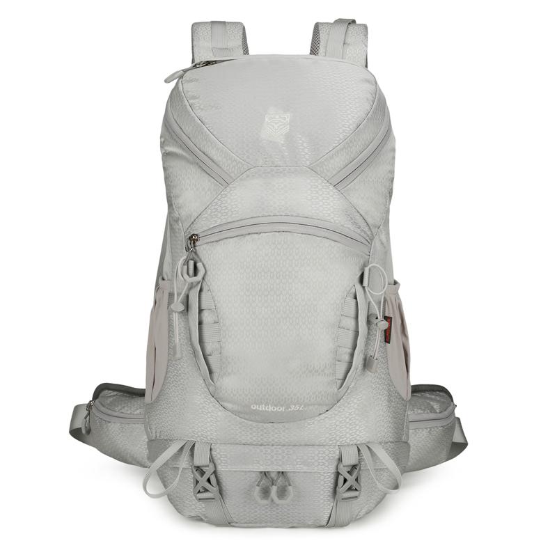 35l Unisex Large Capacity Hiking Backpack, Durable And Professional Outdoor Mountaineering Backpack Multi Functional Camping Bag