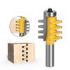 1 PC Rail & Stile דבק חיבור אצבע נתב ביט קונוס טנון חותך עבודות עץ כלים חשמליים 6 מ"מ 1/4 אינץ' 8 מ"מ 12 מ"מ 1/2 אינץ' שוק