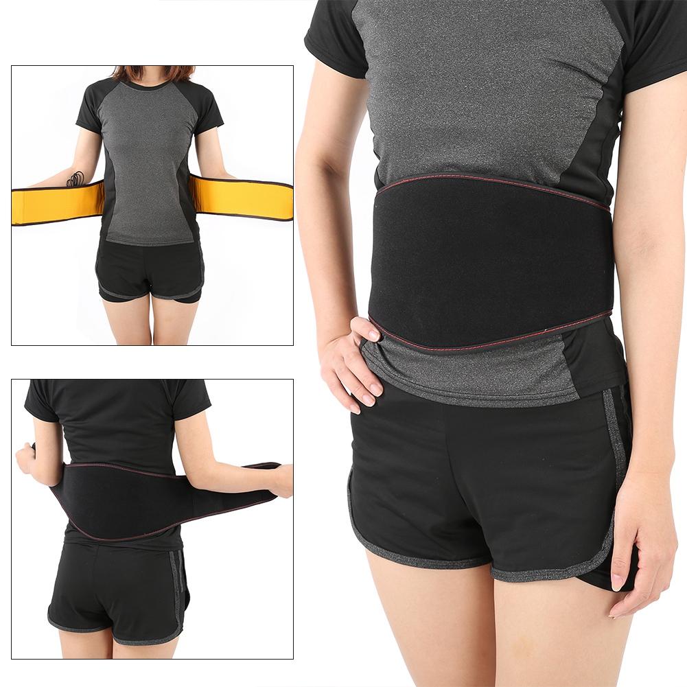 USB Back Support Belt Waist Heating Pad Hot Cold Brace Pain Relief Muscle Lumbar Kit Waist Care