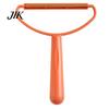 Comfortable Grip Epilator Portable Scraper Cat Dog Hair Remover with Long Handle Anti-Slip Ball Curved Reusable Widened Coverage Area Lint
