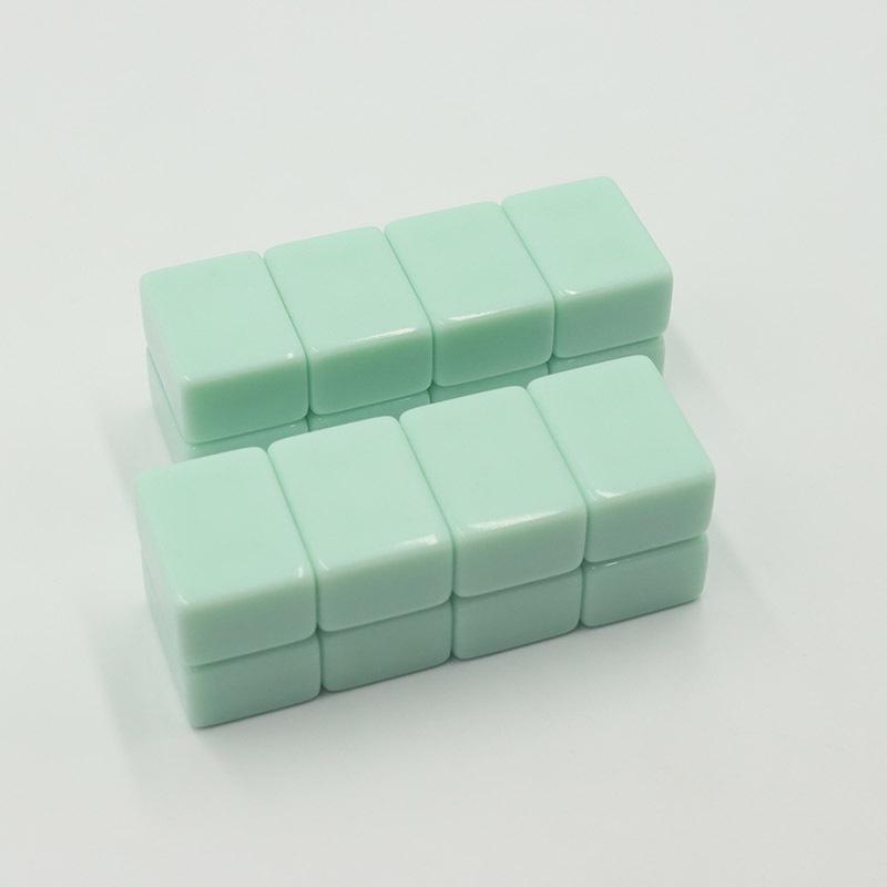 Large & Medium Hand-Rubbed Bamboo Mahjong Tiles for Home & Dorm Use