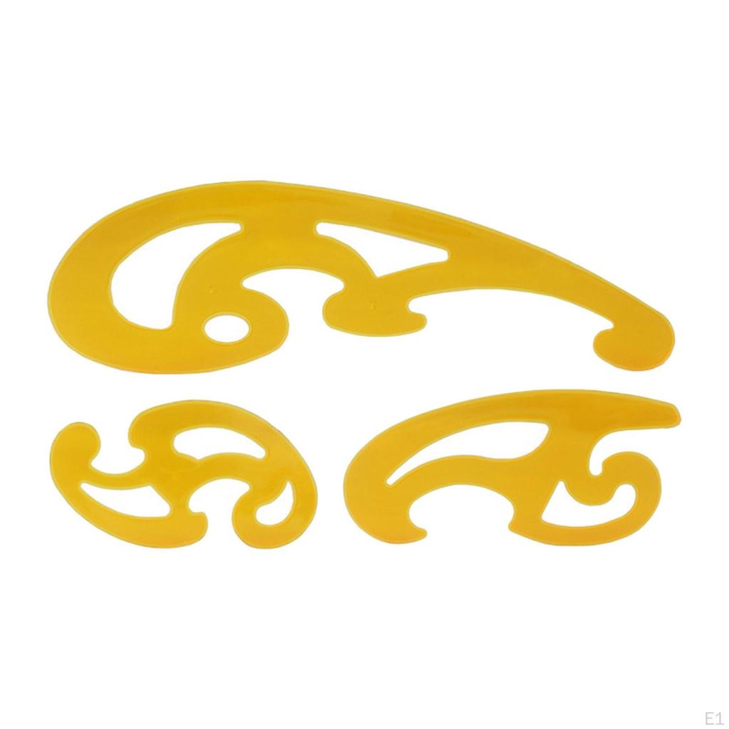 Landscape Templates Ruler Set Drainage Drafting Tools Measuring Symbols Orange Stencil for bathroom